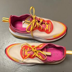 Nike Women's Pink Yellow Orange Accent Sneakers